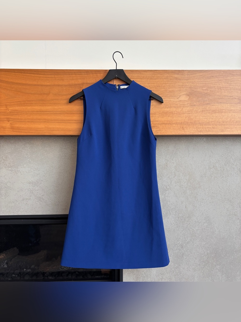 Alice + Olivia Mini Dress in Blue, Size 2